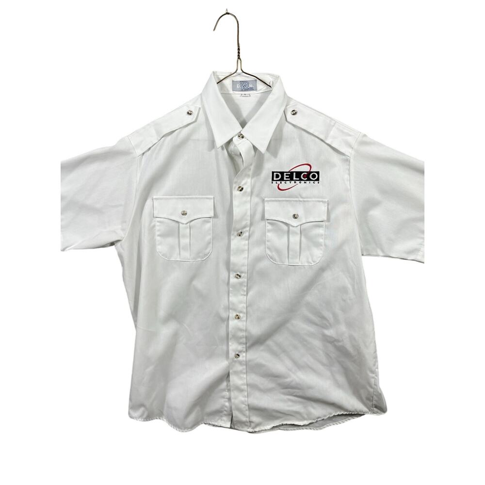 Vintage 90s Mens Sz Large Crew Shirt Delco Automotive Electronics Usa